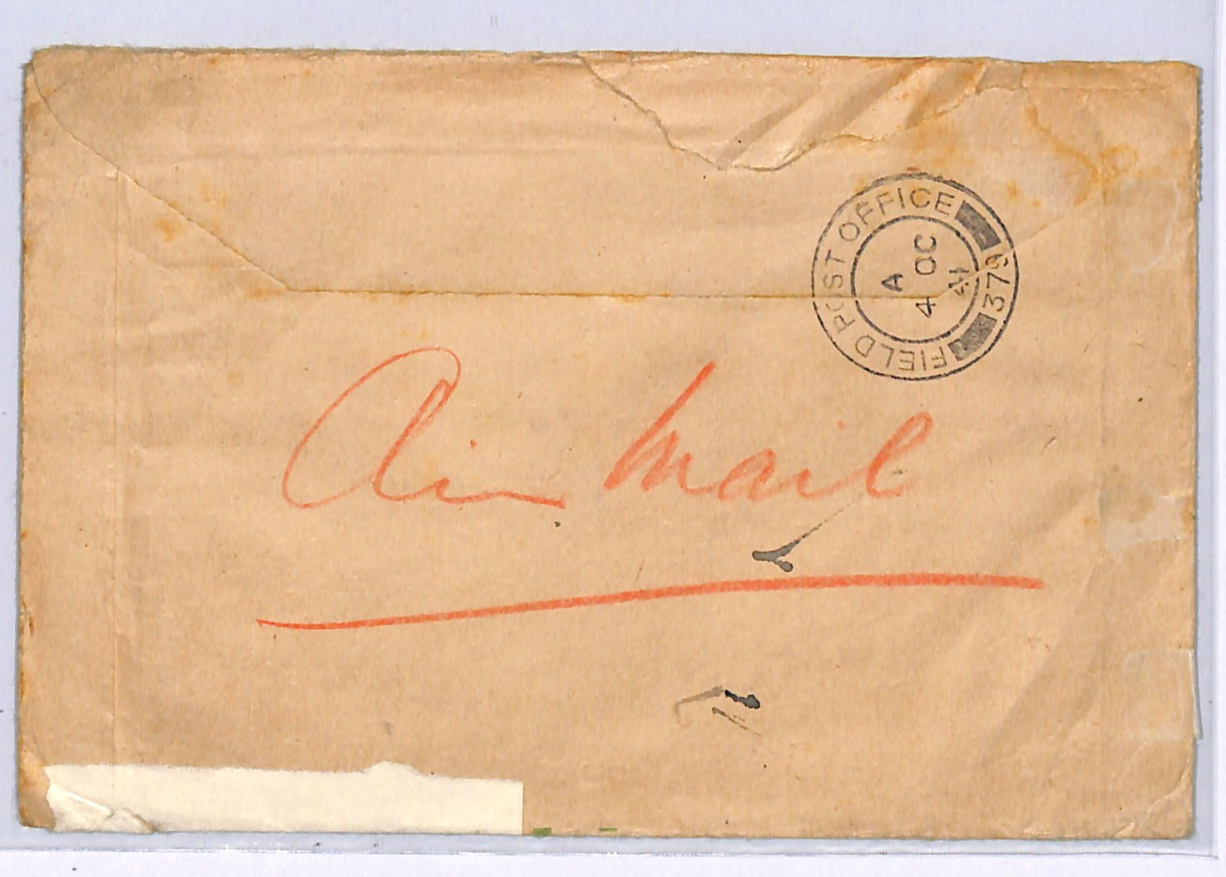 ADEN WW2 Cover *FPO.379* Honour Envelope 1941 GUARDS ARMOURED DIV Tanks WN105 - Image 3