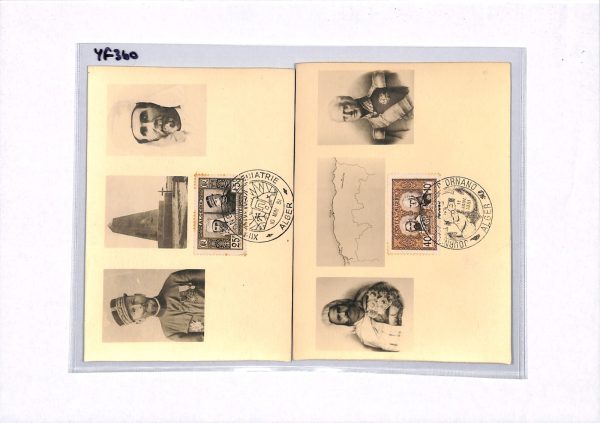 ALGERIA 1950 *FRENCH SAHARA EXPLORERS* Set{2} 1951 Stamp Day MAXI-CARD YF360 - Image 12