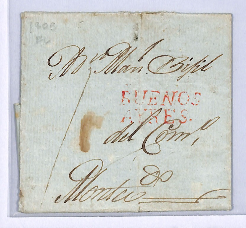 ARGENTINA Cover 1805 ENTIRE LETTER EL Buenos Aires{samwells-covers}WF102 - Image 3