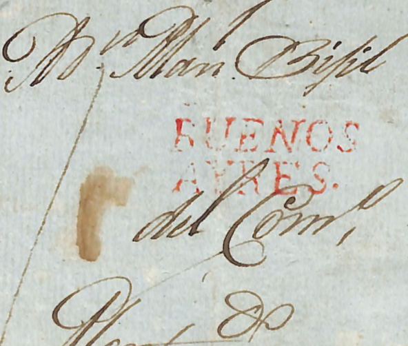 ARGENTINA Cover 1805 ENTIRE LETTER EL Buenos Aires{samwells-covers}WF102
