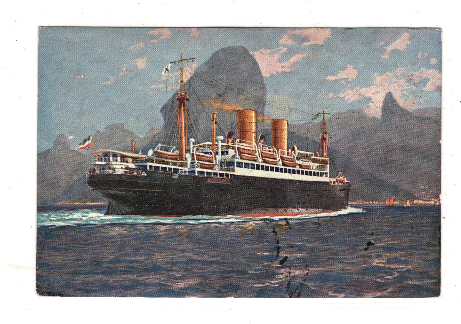 ARGENTINA GRAF ZEPPELIN Air Mail CONDOR Air Mail Card B. Aires Berlin 1932 KZ32 - Image 5