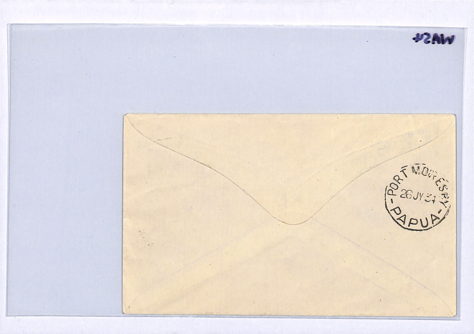 AUSTRALIA Air 6d *OS* OVERPRINT Cover PAPUA NEW GUINEA 1934 FIRST FLIGHT WA54 - Image 6