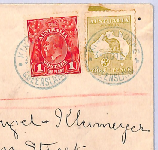 AUSTRALIA Cover QLD *KINGSTHORPE* Blue CDS Registered ROO 1914{samwells}WQ291 - Image 3