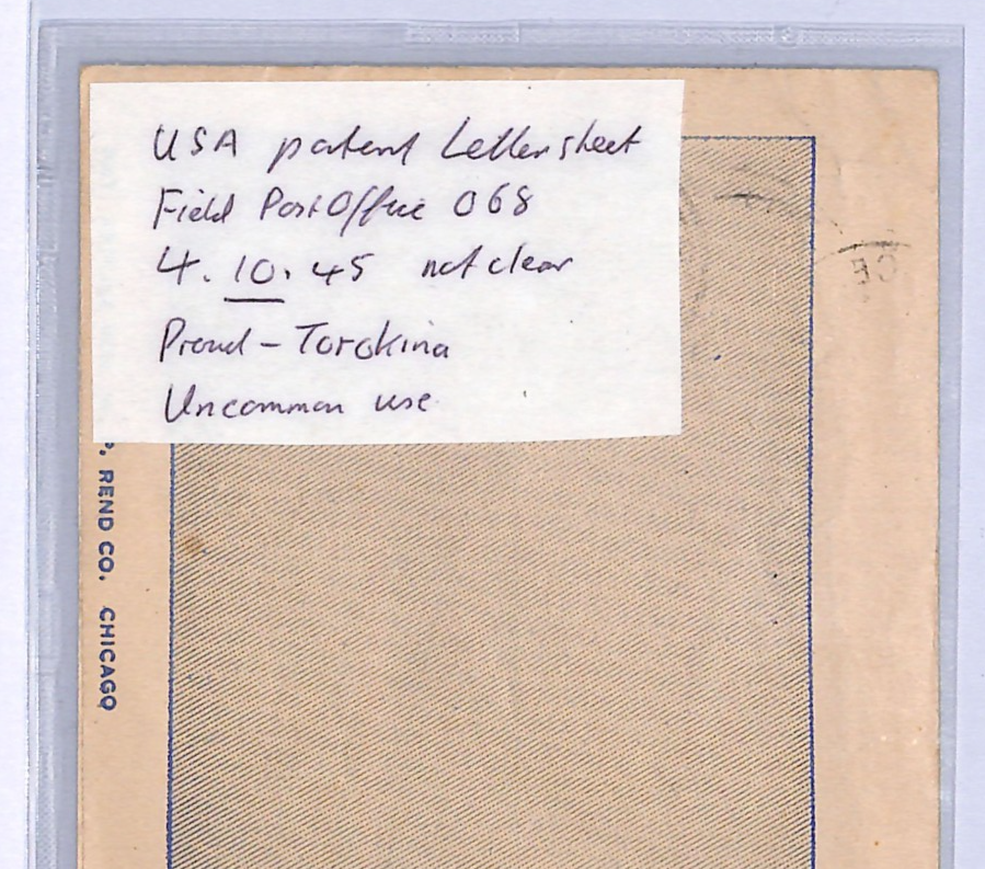 AUSTRALIA FORCES Used *SOLOMON ISLANDS* WW2 Air Letter FPO Torokina 1945 WH146 - Image 5