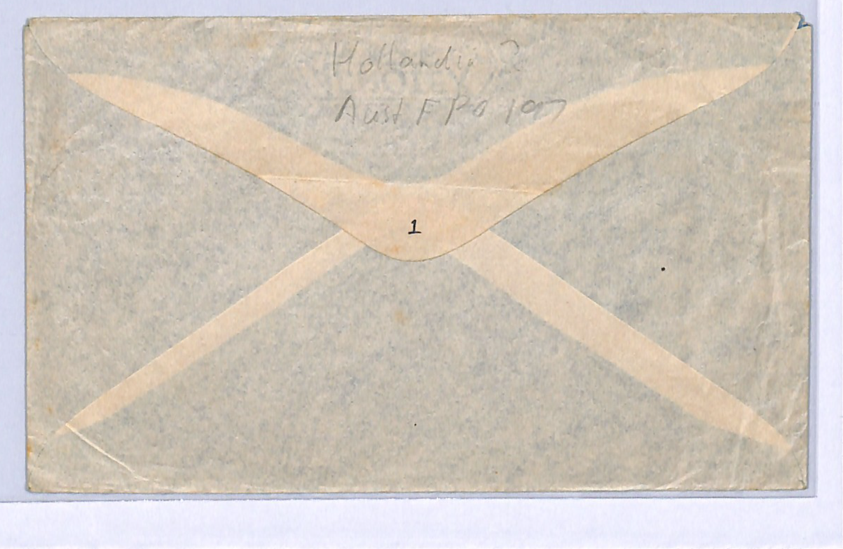 AUSTRALIA FORCES WW2 Cover *DUTCH NEW GUINEA* (Hollandia)? 1945 Sydney WH154 - Image 3
