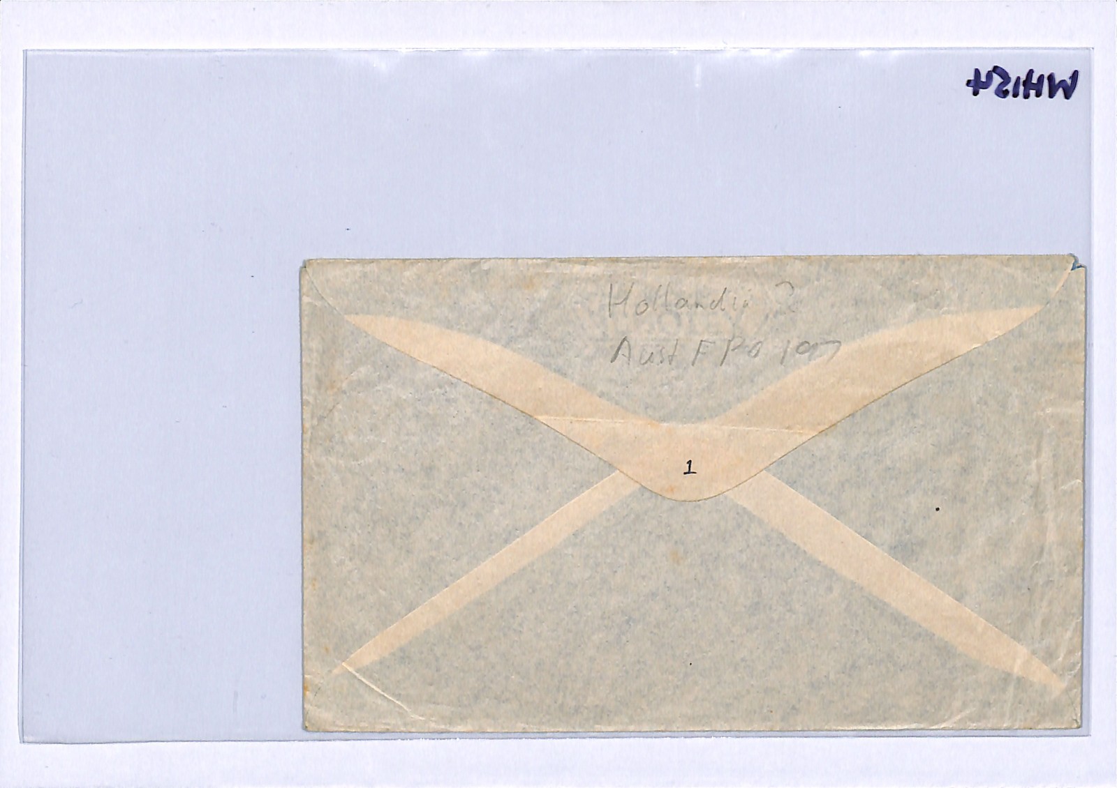 AUSTRALIA FORCES WW2 Cover *DUTCH NEW GUINEA* (Hollandia)? 1945 Sydney WH154 - Image 7