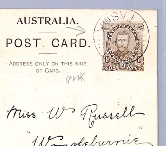AUSTRALIA Stationery KGV CORONATION 1d (KEVIII) Card Used 1911 *TASMANIA*CDS WN7 - Image 10