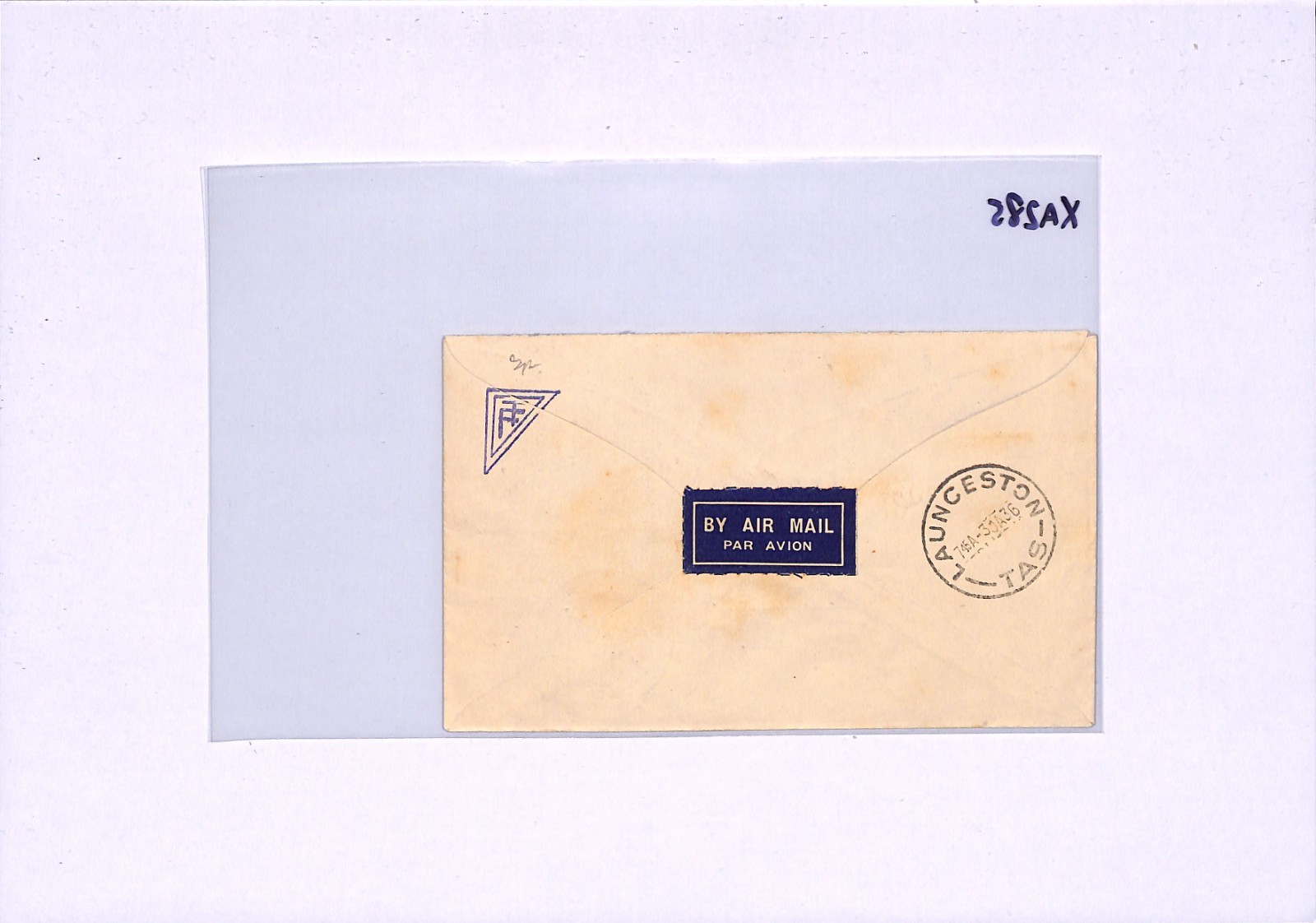 AUSTRALIA Tasmania Internal Air 1935 Cover KGV Sideface Pairs 3d STURT XA285 - Image 7