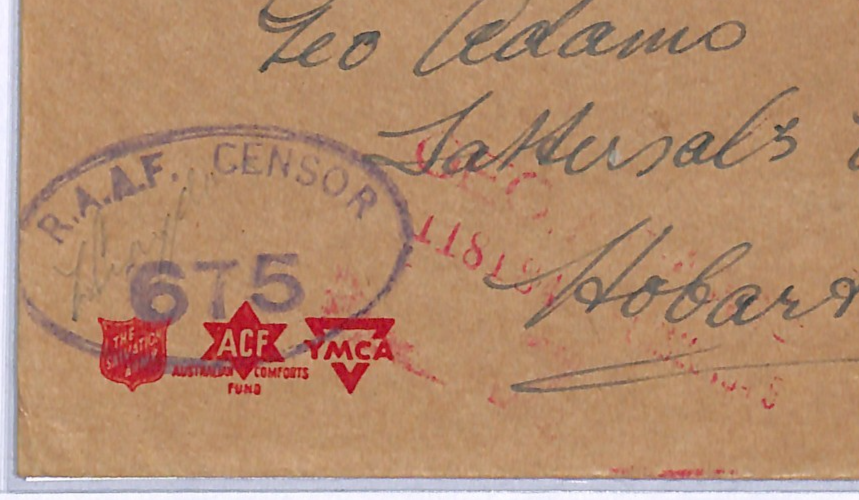 AUSTRALIA Used NEW GUINEA Milne Bay RAAF Censor FPO Gurney Air Strip 1945 WH157 - Image 5