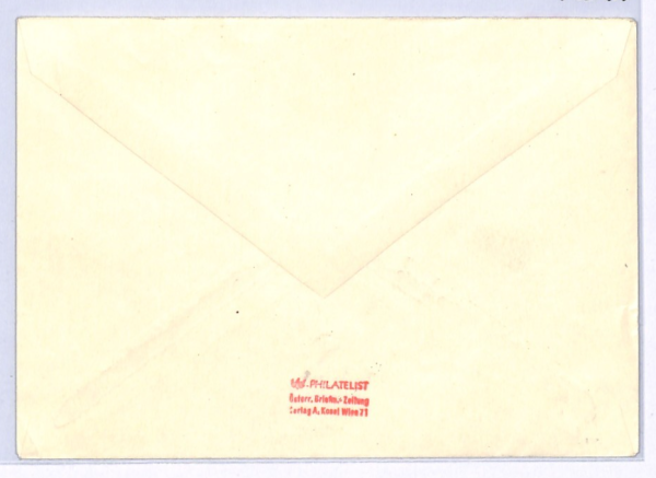 AUSTRIA 1950 FDC Air 60g 2s *BIRDS* High Value ILLUSTRATED First Day Cover XF284 - Image 3