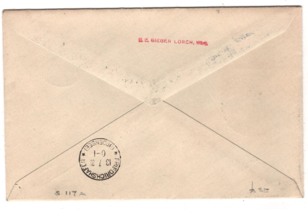 AUSTRIA GRAF ZEPPELIN Air *Sieger* Cover Vienna 1931 Klingenthal {samwells}KZ10 - Image 6