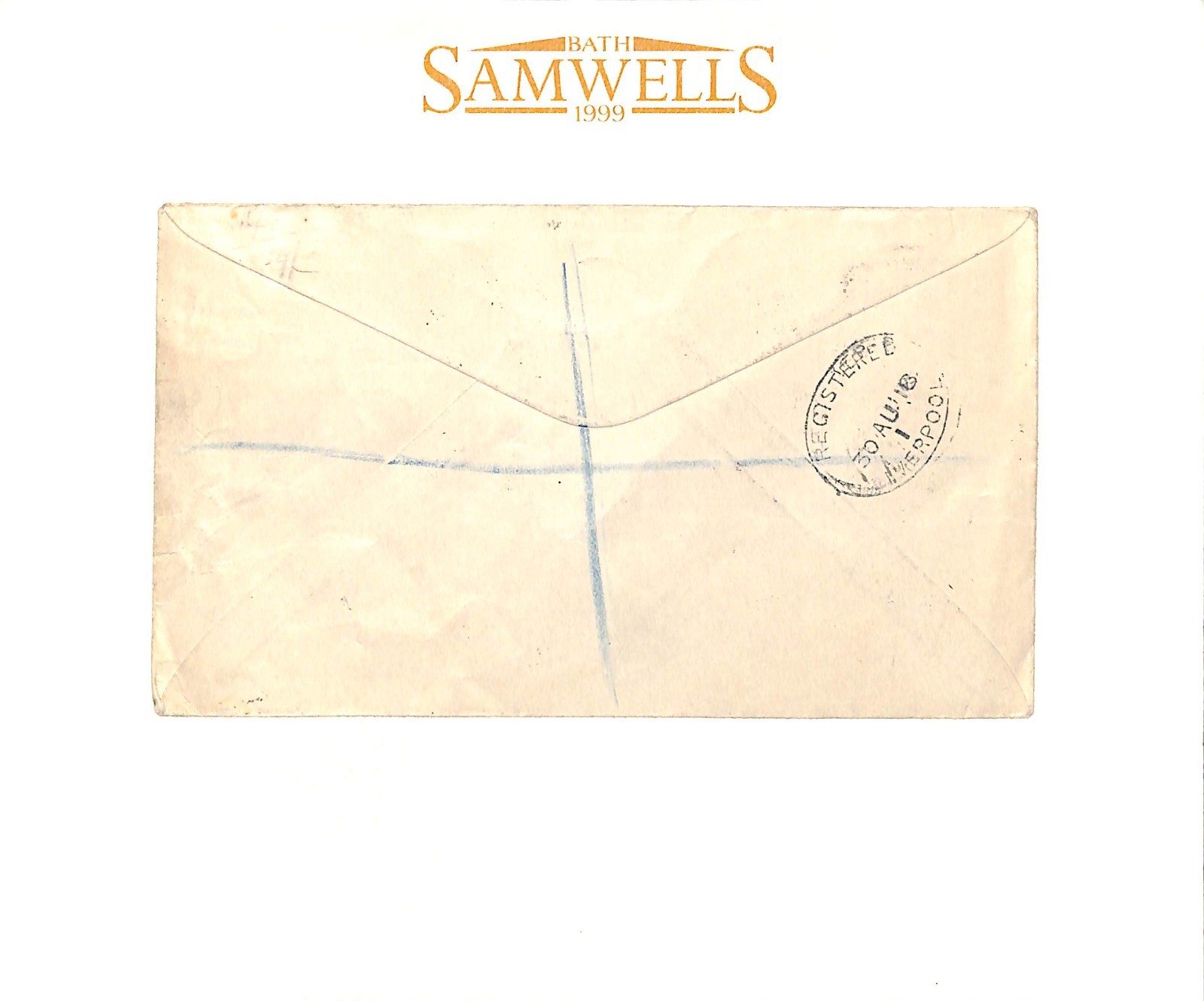 BAHAMAS *WAR TAX* WW1 Cover Nassau Reg Multiple Franking Liverpool 1918 MS2940 - Image 6