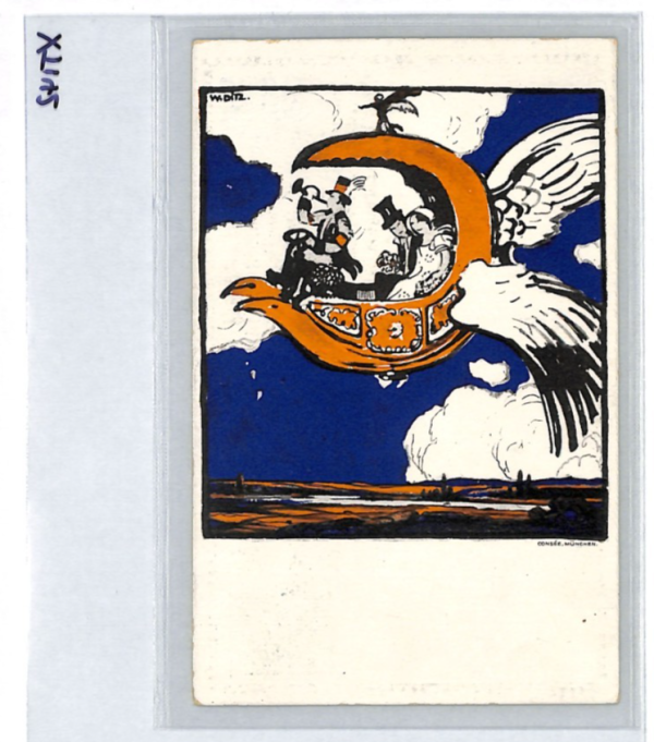 BAVARIA AVIATION ART Stationery 5+25pf Card AIR MAIL 1911 *FLYING MACHINE* XT142 - Image 10