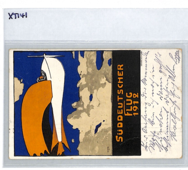 BAVARIA Germany AVIATION Air Mail Postcard 1912 *SÜDDEUTSCHER FLUG* Munich XT141 - Image 11
