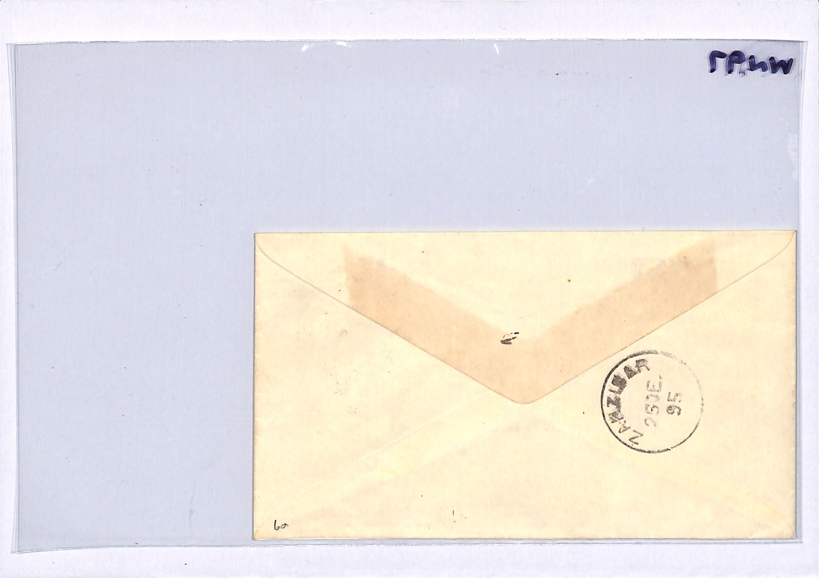 BEA KENYA QV Stationery Cover BRITISH EAST AFRICA O/p Mombasa 1895 Zanzibar WN97 - Image 8