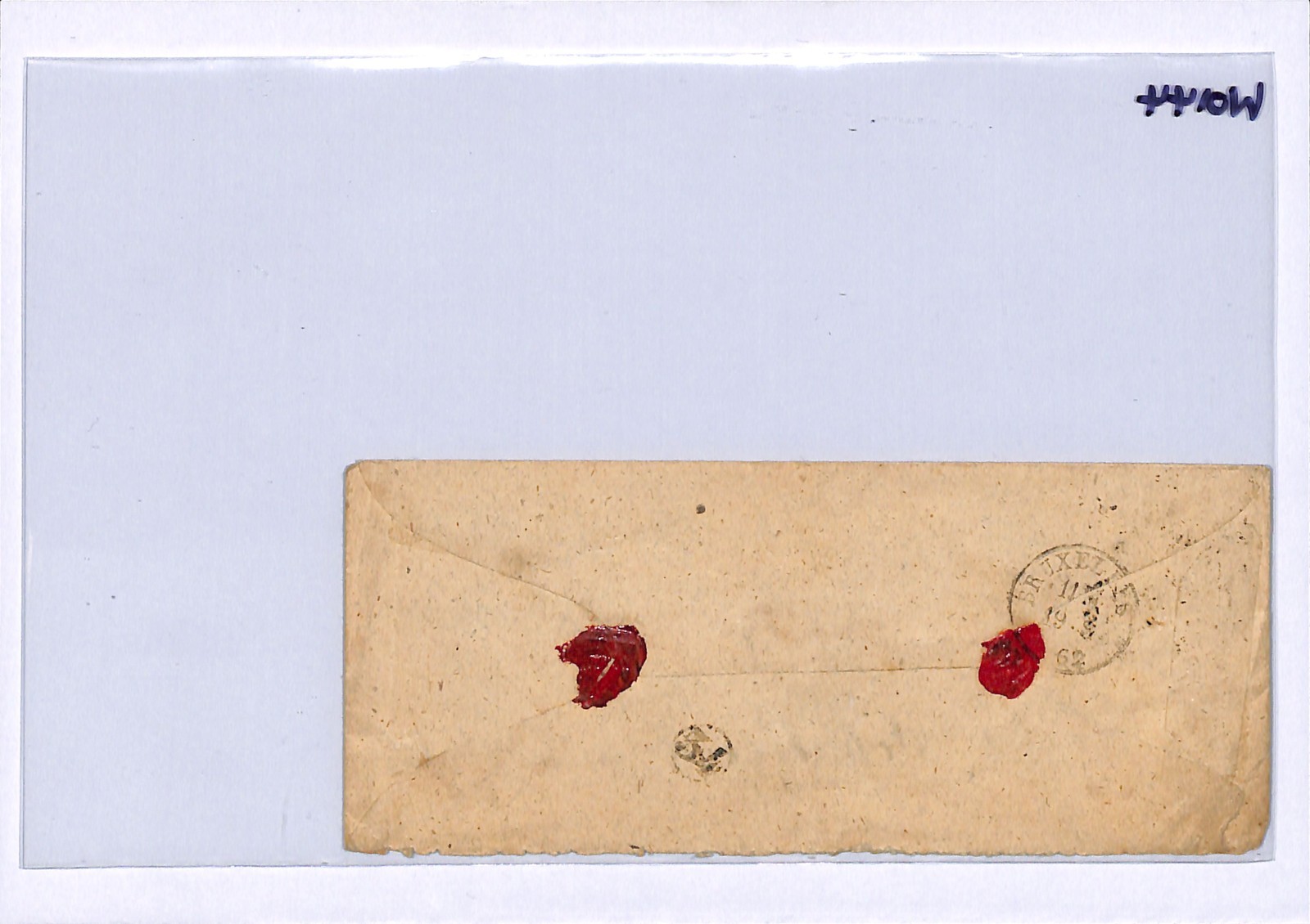 BELGIUM Classic 10c Cover Super *OUEST* CANCEL Railway TPO 1862 Schaerbeek WO144 - Image 8