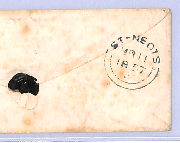 BELGIUM Classic 40c 20c Cover Super *24* Numerals 1857 ST NEOTS CDS Hunts WO141 - Image 8