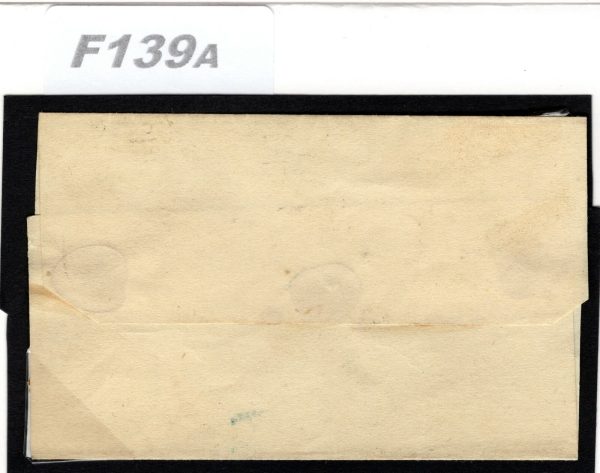 BELGIUM Cover VERVIERS STATION 1895 CDS Railway 10c *BISECT* (5c) Wrapper F139a - Image 4