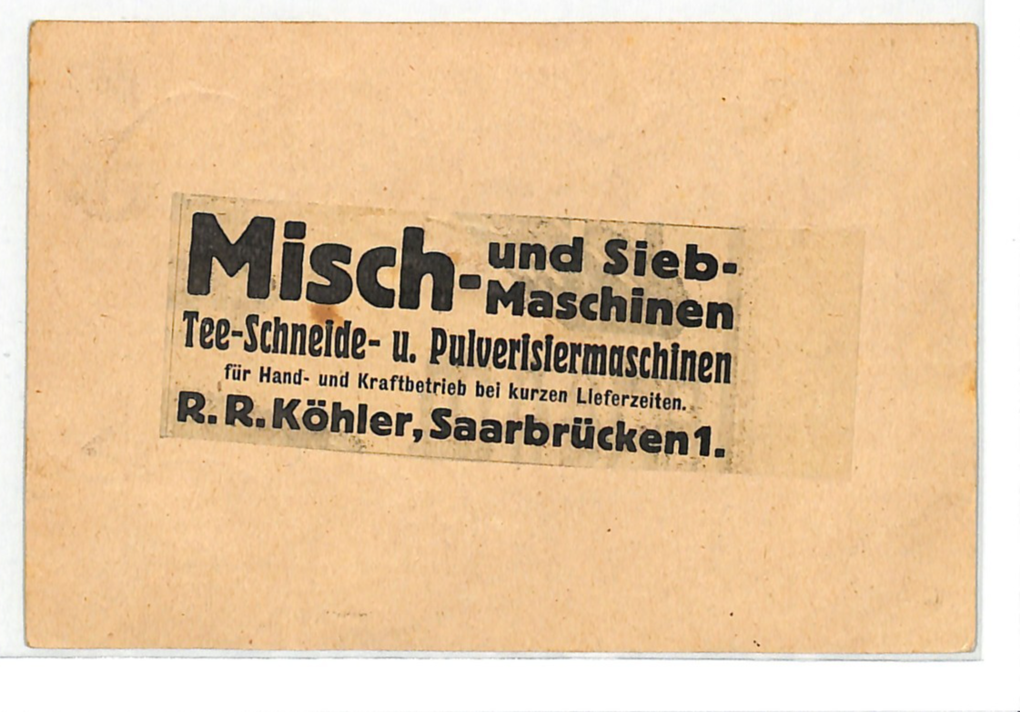 BELGIUM WW1 GERMANY OCC *Belgien* STRIP Liege Reg Card 1918 Philippsthal WV134 - Image 2