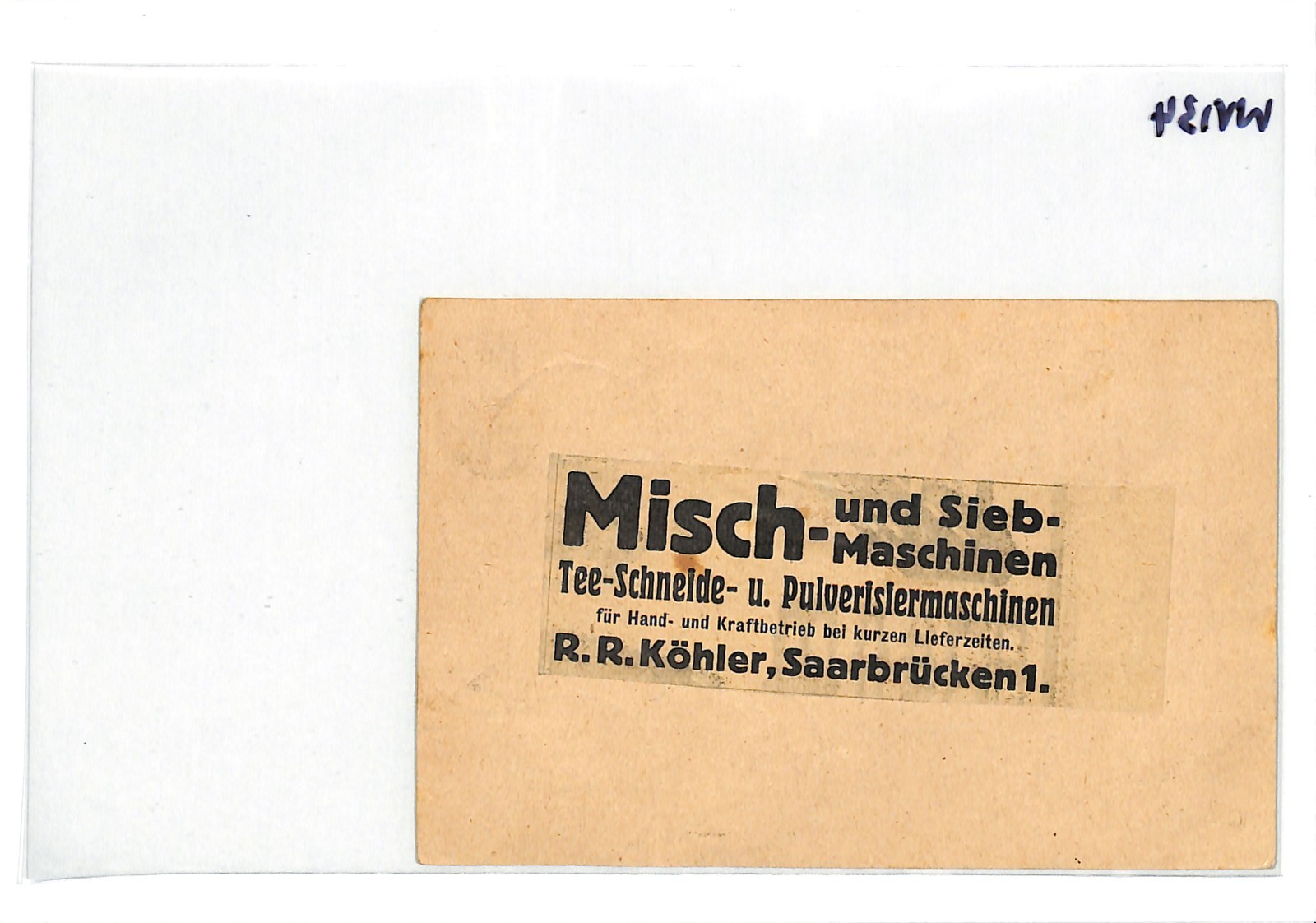 BELGIUM WW1 GERMANY OCC *Belgien* STRIP Liege Reg Card 1918 Philippsthal WV134 - Image 5