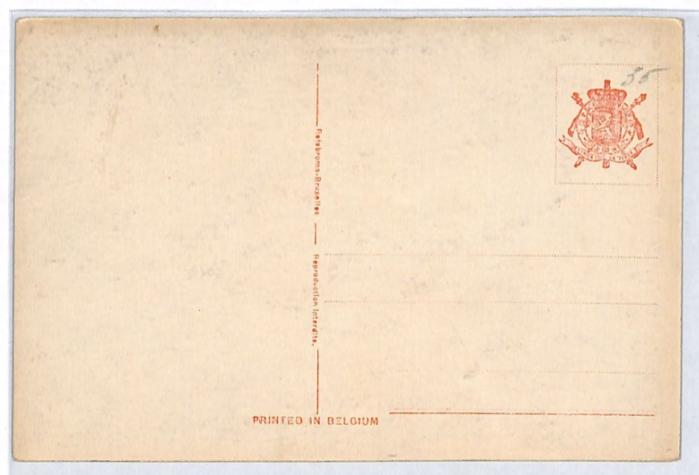 BELGIUM WWI PROPAGANDA Postcard ANTI-GERMAN *KAISER* Caricature {samwells}PZ321 - Image 3