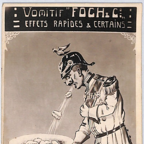 BELGIUM WWI PROPAGANDA Postcard ANTI-GERMAN *KAISER* Caricature {samwells}PZ321 - Image 4