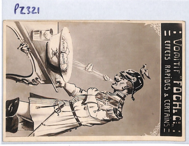 BELGIUM WWI PROPAGANDA Postcard ANTI-GERMAN *KAISER* Caricature {samwells}PZ321 - Image 8