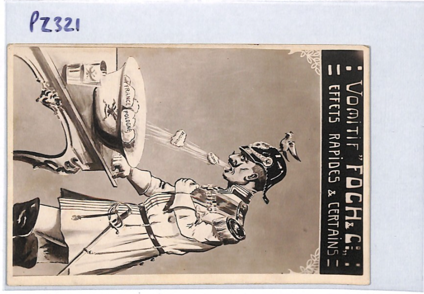 BELGIUM WWI PROPAGANDA Postcard ANTI-GERMAN *KAISER* Caricature {samwells}PZ321 - Image 10