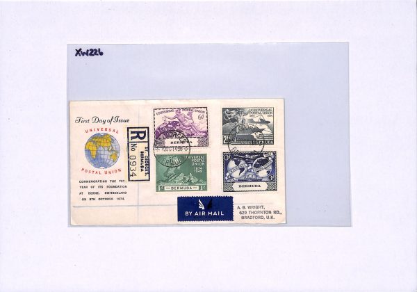 BERMUDA 1949 FDC *UPU* ANNIVERSARY St Georges ILLUSTRATED First Day Cover XW226 - Image 9