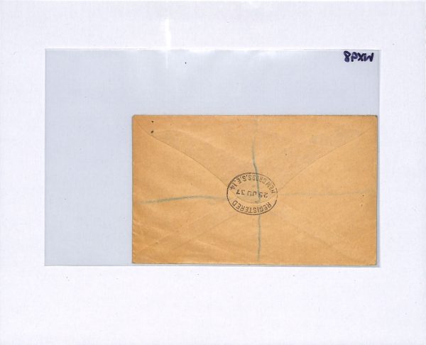 BERMUDA Air Mail Cover RMA CAVALIER FIRST FLIGHT GB London Registered 1937 WX98 - Image 6