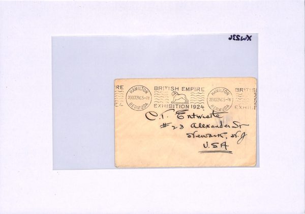 BERMUDA Cover 1924 EMPIRE EHXIBITON WEMBLEY Machine Slogan Hamilton USA XW236 - Image 5