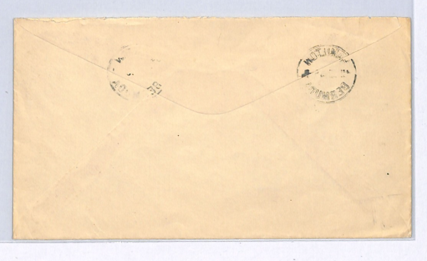 BERMUDA KGV Cover *Hamilton Hotel* ADVERT Crest 1921 USA Boston {samwells}WX103 - Image 3