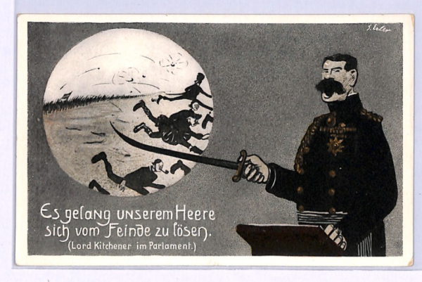 BOER WAR Caricature KITCHENER Postcard *ANTI- PROPAGANDA PROPAGANDA* Unused XV1 - Image 3