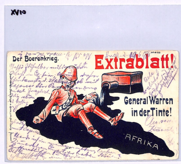 BOER WAR Caricature Postcard *ANTI-BRITISH PROPAGANDA* Warren 1900 UKRAINE XV10 - Image 6