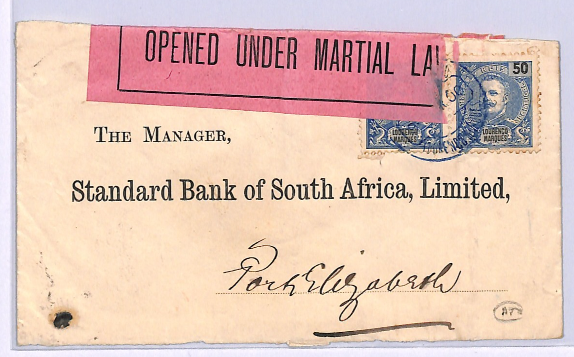 BOER WAR Censor LOURENCO MARQUES Mozambique Cover 1900 South Africa WB35 - Image 3