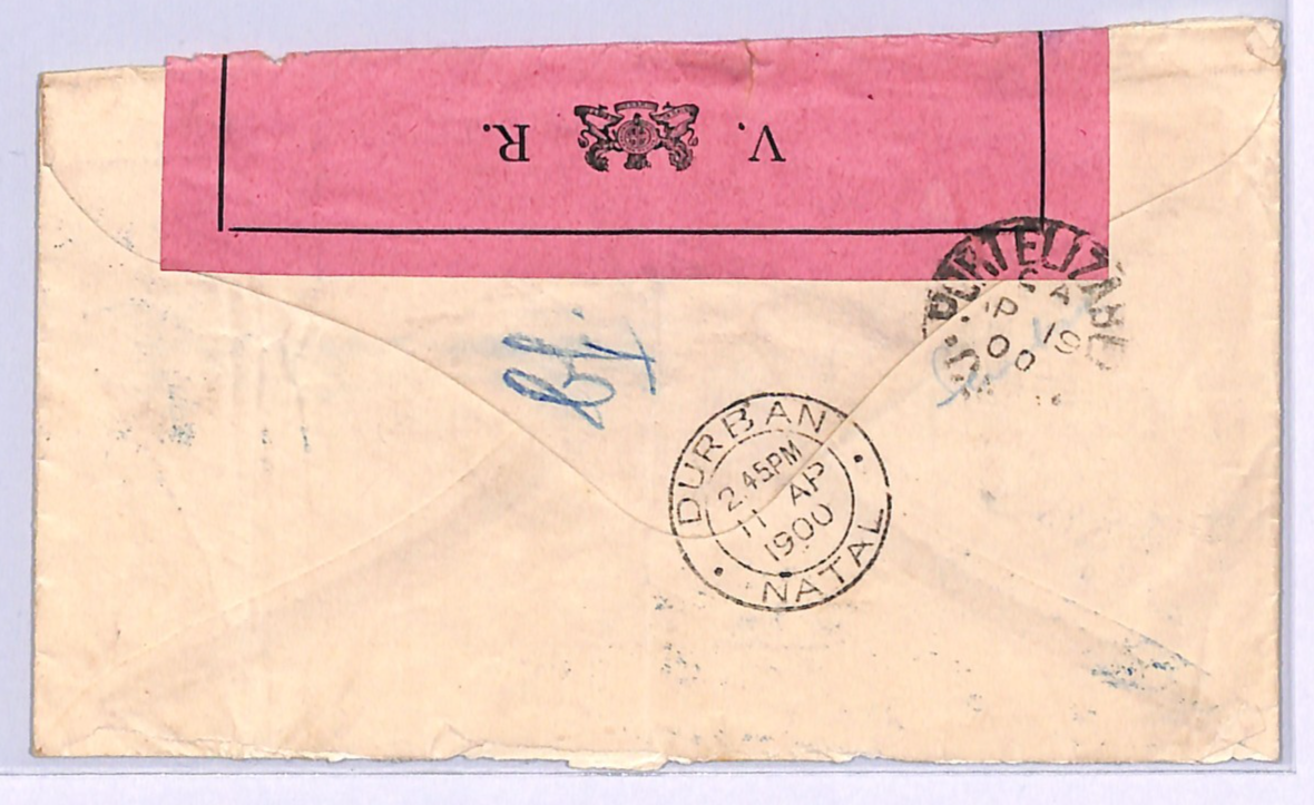 BOER WAR Censor LOURENCO MARQUES Mozambique Cover 1900 South Africa WB35 - Image 4