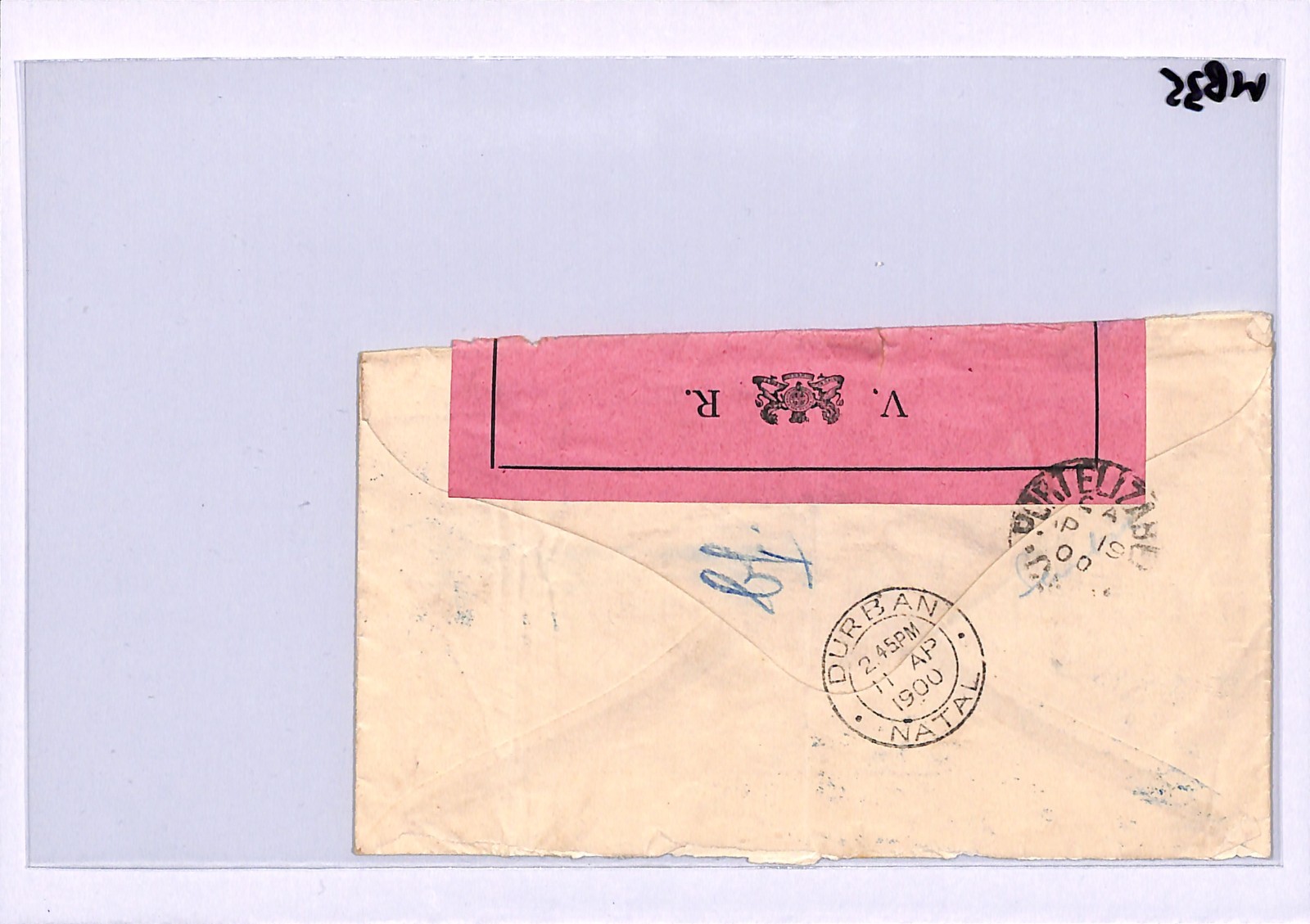 BOER WAR Censor LOURENCO MARQUES Mozambique Cover 1900 South Africa WB35 - Image 6