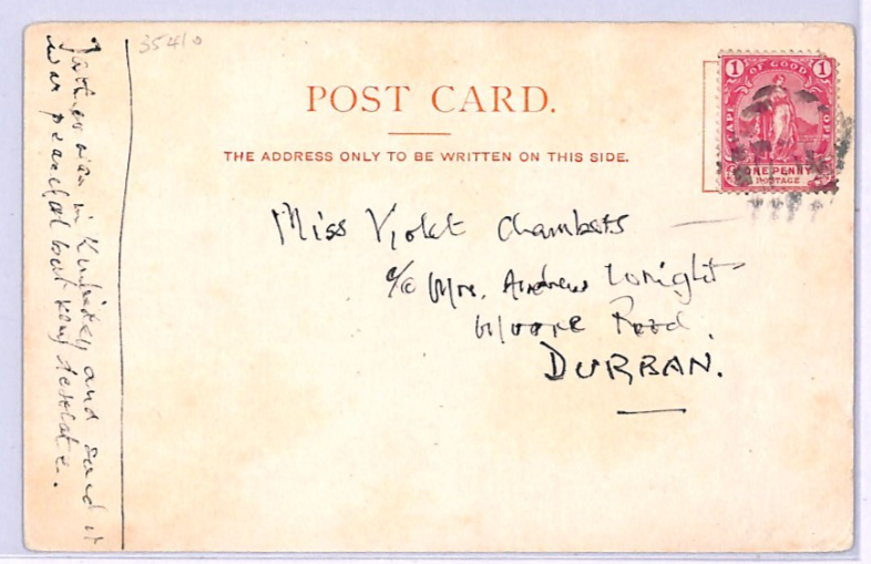 BOER WAR PATRIOTIC Postcard *CECIL RHODES* Kimberley COGH c1902 (RHODESIA) XV48 - Image 4