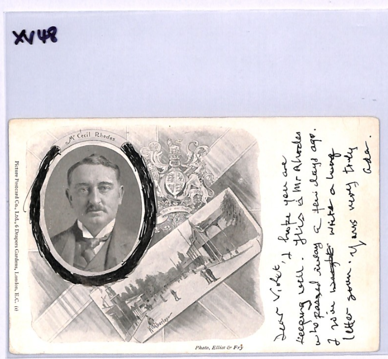 BOER WAR PATRIOTIC Postcard *CECIL RHODES* Kimberley COGH c1902 (RHODESIA) XV48 - Image 8