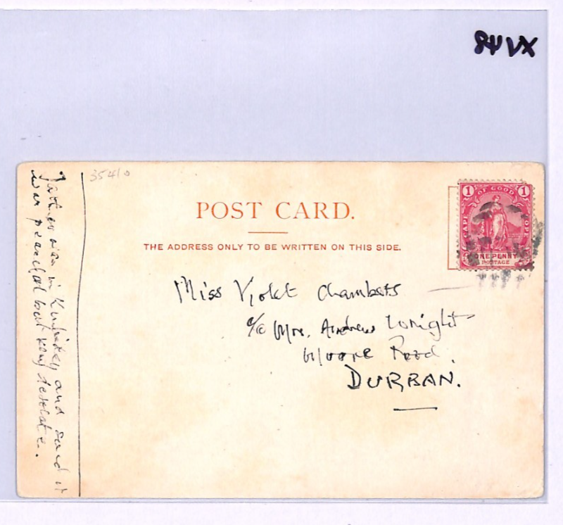 BOER WAR PATRIOTIC Postcard *CECIL RHODES* Kimberley COGH c1902 (RHODESIA) XV48 - Image 9