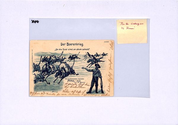 BOER WAR Postcard *ANTI-BRITISH PROPAGANDA* Blame DONKEYS 1900 Vienna XV4 - Image 11