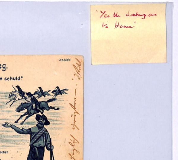 BOER WAR Postcard *ANTI-BRITISH PROPAGANDA* Blame DONKEYS 1900 Vienna XV4 - Image 7