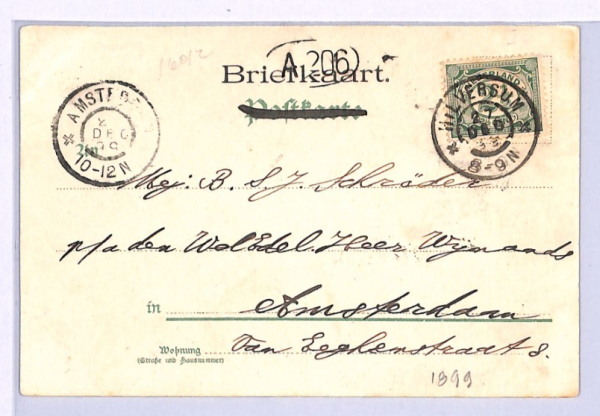 BOER WAR Postcard *ANTI-BRITISH PROPAGANDA* Comic DURBAN 1899 Netherlands XV3 - Image 4