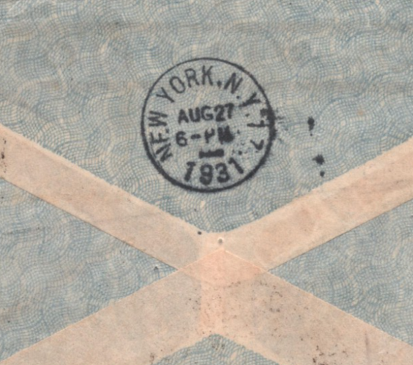 BRAZIL Air Mail Cover DORNIER *Do-X* FIRST FLIGHT Rio USA New York 1931 KZ270 - Image 6