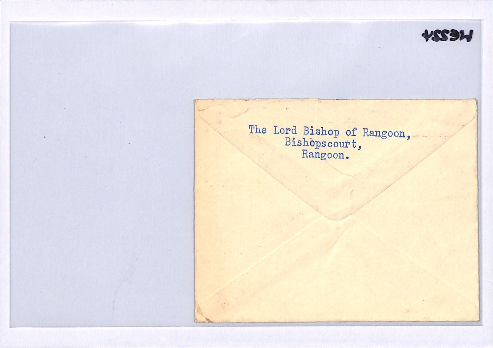 BURMA Cover BISHOP OF RANGOON Mixed Reigns *SEA MAIL* GB Chester {samwells}WE224 - Image 6