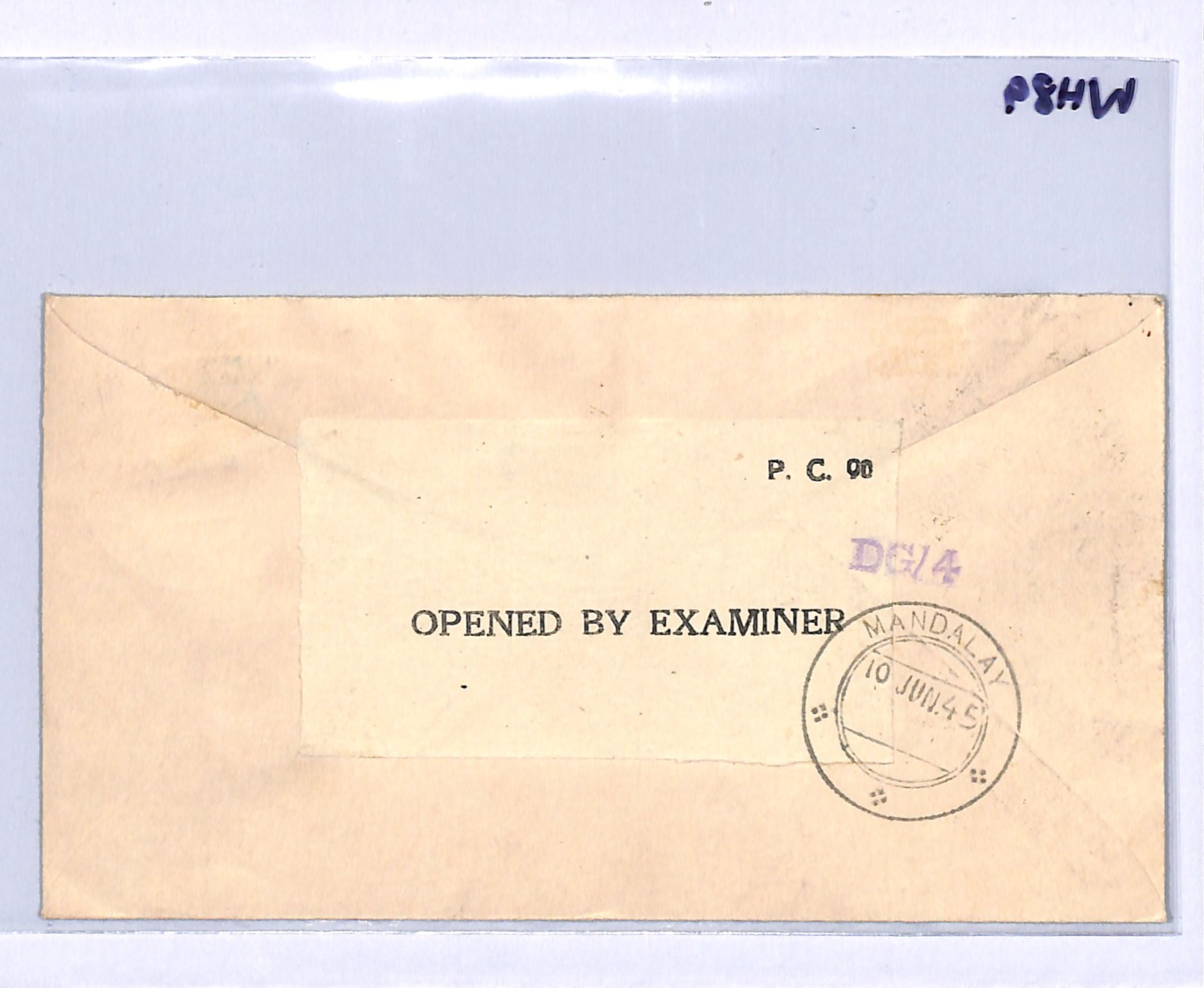 BURMA WW2 Cover MILY ADMN KGVI O/p 1945 *LIBERATION* FIRST POST Illustrated WH89 - Image 7