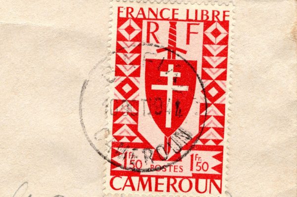 CAMEROON WW2 Cover *Bafia* 1944 CDS Censor MISSIONARY MAIL France Colonies MC320 - Image 6
