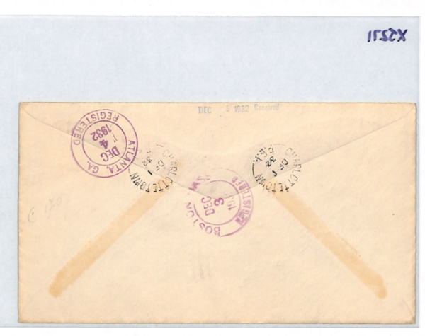 CANADA 1932 FDC New KGV Portrait Defins 1c-8c Charlottetown PEI Reg Cover XJ271 - Image 11