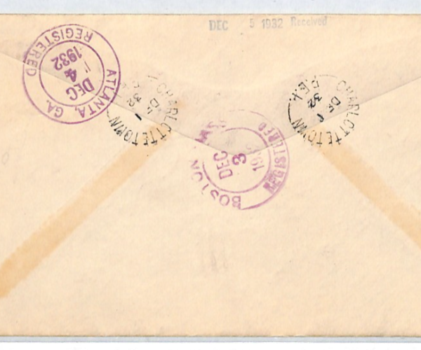 CANADA 1932 FDC New KGV Portrait Defins 1c-8c Charlottetown PEI Reg Cover XJ271 - Image 7