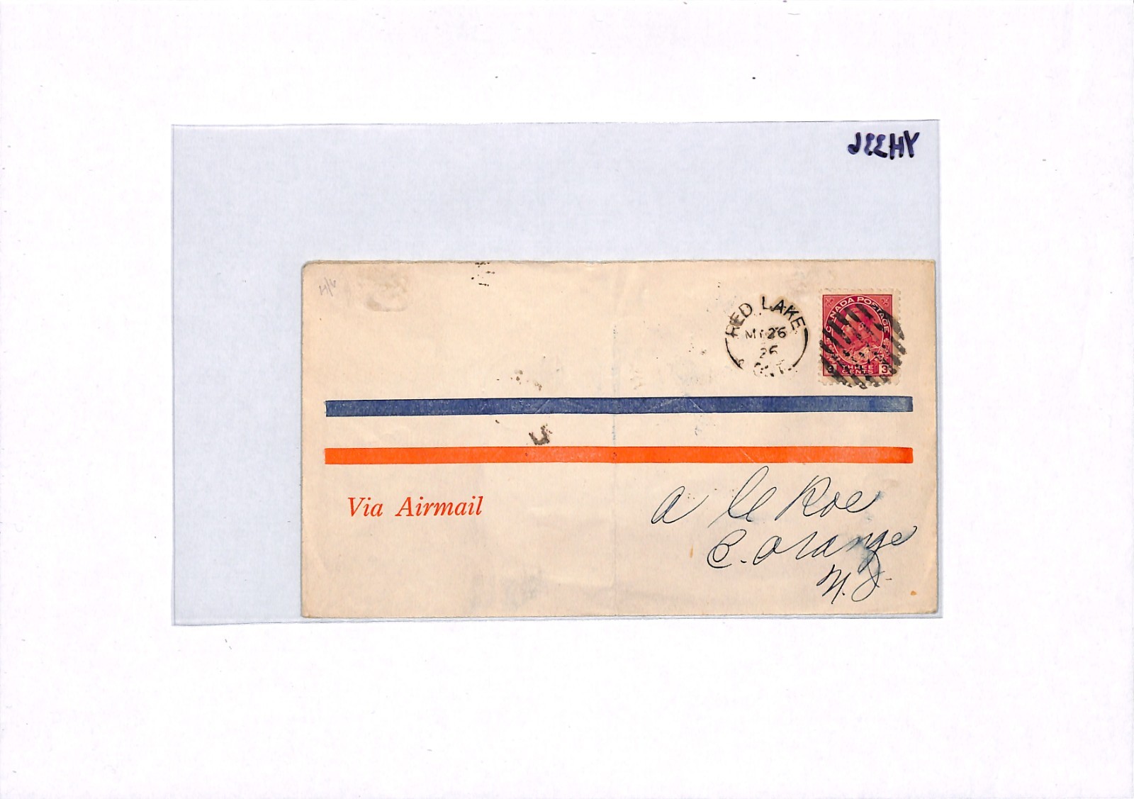 CANADA Air 1926 Cover ELLIOT-FAIRCHILD 25c PATRICIA Airways *ERROR* Cachet YH336 - Image 16